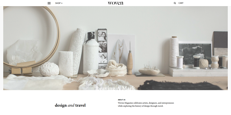 Woven Magazin Beispiel