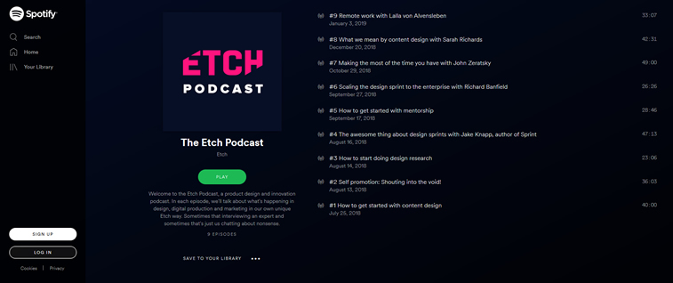 Etch podcast