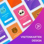 Design von Visitenkarten