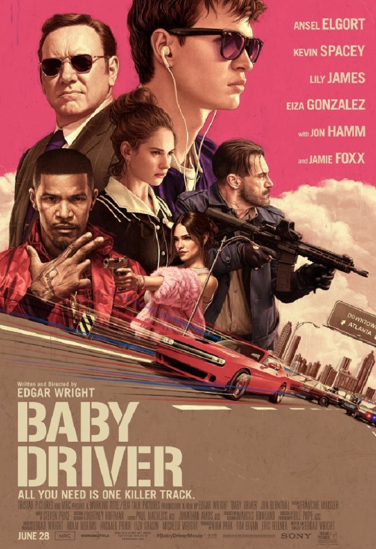 Baby driver Filmposter