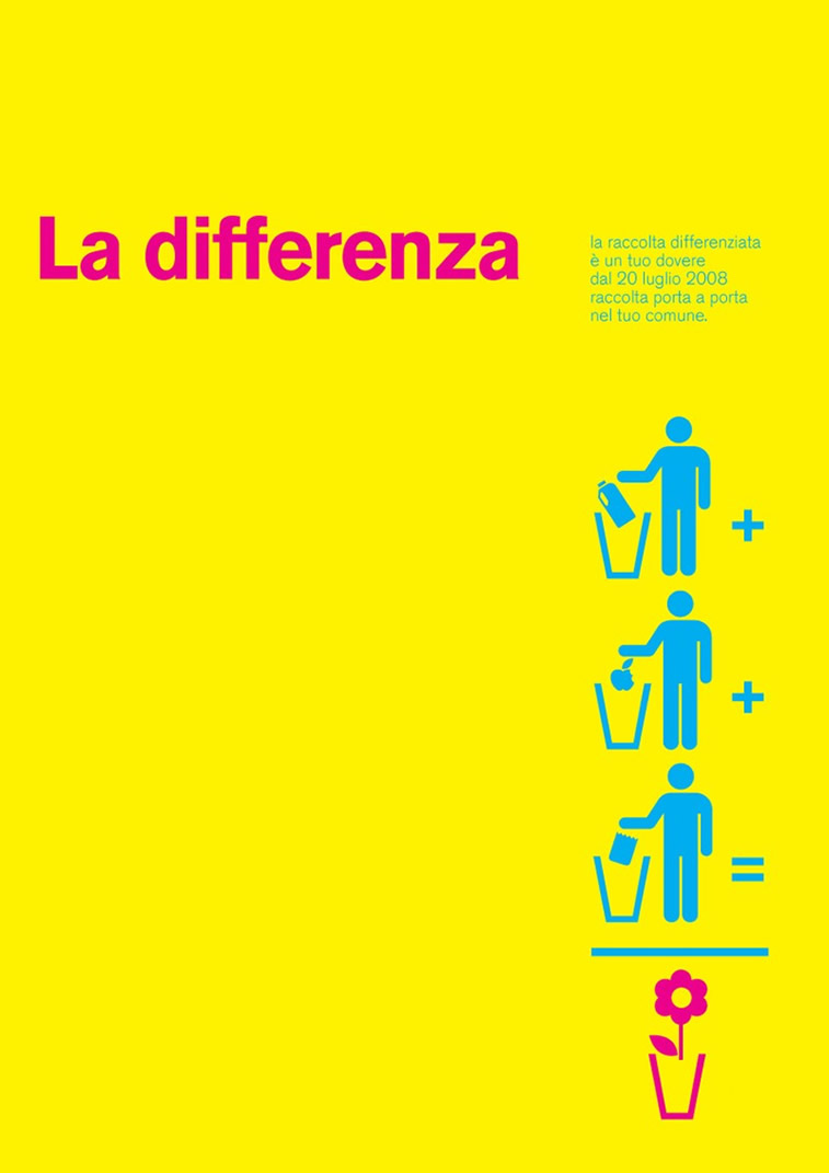 La differenza Poster by Maddalena Pignatiello