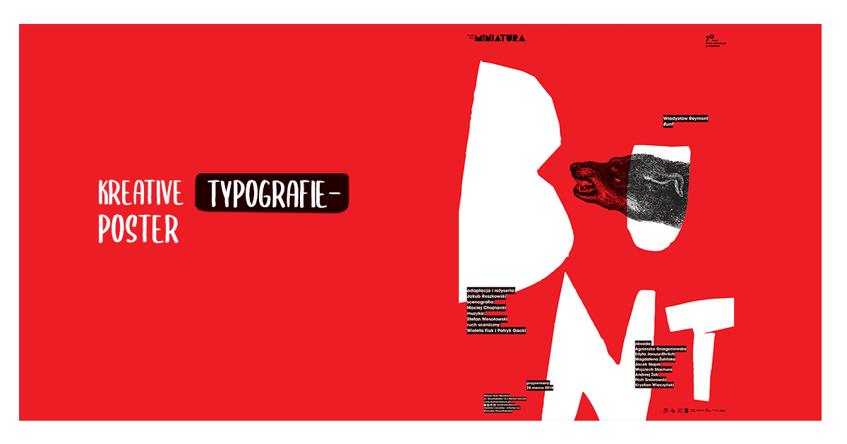 Erstaunliche Typografie Poster Die Ihr Kreatives Genie Starken